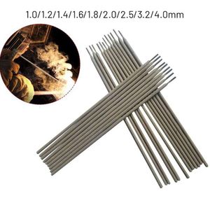 1.0mm-4.0mm 20pcs 304 Paslanmaz çelik çubuk lehim lehim A102 Çap kaynak sarf malzemeleri için elektrotlar