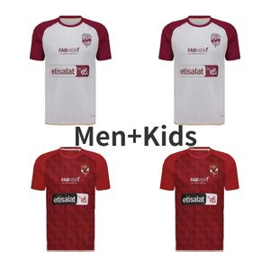 23 24 Al Ahly SC Futbol Formaları El Ahly Kahire Dieng Hayranları Versiyon 2023 2024 Evde Maillots de Foot Percy Tau M.Abdelmonem Yetişkin Erkek Çocuk Kids Camisetas De Futbol Gömlek Top