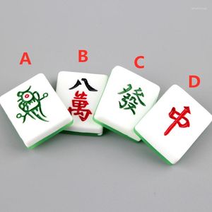 Takılar Kawaii Reçine Cabochons Çin Mahjong Görüntü Renkli Kil Yay Merkezi Süs Aksesuarları Telefon Kabuğu DIY 10pcs 21 27mm