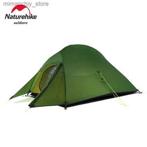 Tents and Shelters Naturehike Cloud Up 2 Person Tent Outdoor Camping Tent Ultralight 2 Person 20D Tent Free Standing Hiking Travel Backpacking Tent Q231115