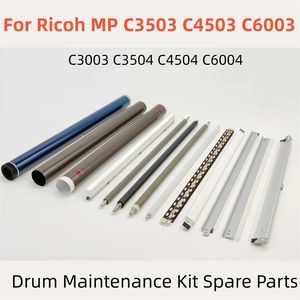 OPC Drums 1SET OPC Drum Birim Kiti Ricoh MP C3003 C3503 C4503 C5503 C6003 MPC6004 C3504 C4504 Temizlik Bıçağı Şarj Silindir Fuser Film 2311116