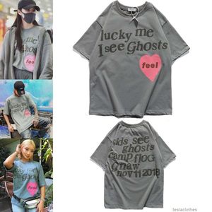 Designer Abbigliamento di moda T-shirt di lusso Magliette per bambini See Ghosts Tour Stampa commemorativa T-shirt a maniche corte girocollo oversize allentata