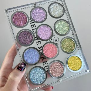 Eye Shadow Shellwe Makeup Stray Birds Collectiodn Pressed Multichrome Flake Clear Eyeshadow Palette Duochrome 231115