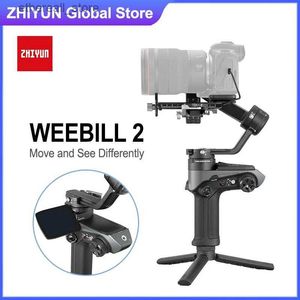 Stabilizatörler Zhiyun Weebill 2 DSLR Aynasız Kamera için Ekranlı 3 Eksenli El Gimbal Sabitleyici Nikon Panasonic Q231116