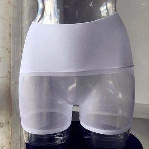 UNDUPANTS örgü patchwork boksör şortu erkekler sıkı ultra ince iç çamaşırı seksi külotlu çorap nefes alabilen gövdeleri gör