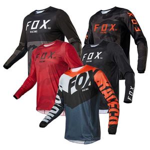 Herren T-Shirts 2023 Motocross Mountain Enduro Fahrradbekleidung Fahrrad Moto Downhill T-Shirt FOX RIDE RACING Radtrikot Mtb Bekleidung Herren