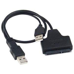 Freeshipping Yeni USB 20 - SATA Seri ATA 15 7 22P Adaptör Kablosu 25 