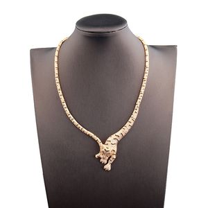 Золотая бриллиантовое колье для женщин мужчины сексуальное модное серебряное золото