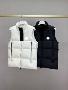 Weste für Herren und Damen, Weste für Herren, Designer-Daunenwesten, Winterweste, Weste für Herren, Pufferjacke, warm, ärmellos, Federparka für den Außenbereich, Größe 1–5