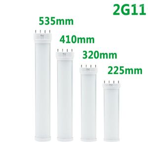 10pcs 2G11 Светодиодная трубка Light 4pin Горизонтальная заглушка PLL Bar Заменить H 9W 12W 18W 22W AC96-265V