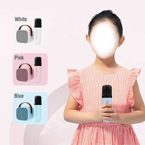 OLPAY Мини-карамельные цвета Портативные беспроводные колонки для караоке с микрофоном Открытый кемпинг Bluetooth-карта Большой звуковой ящик