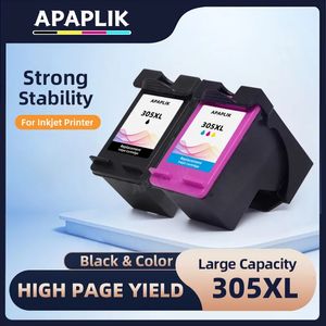 Cartuchos de toner APAPLIK 305XL Substituição para HP 305 Para HP 305 XL Cartucho de tinta para HP DeskJet 2700 2710 2721 2722 4120 4110 4130 1210 6010 231116