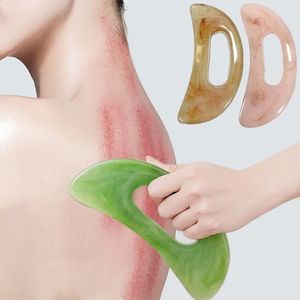 Back Massager Guasha Board Resin Beeswax Massager Scraper Chinese Gua Sha Tool For Face Neck Back Body Acupuncture Pressure Massage Therapy 231115