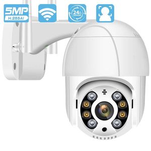 New 5MP PTZ IP Camera Wifi Outdoor AI Human Detection Audio 1080P Wireless Security CCTV Camera P2P RTSP 4X Digital Zoom Wifi Camera