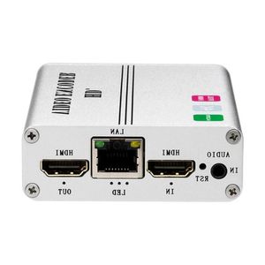 Бесплатная доставка K1S H264/H265 HEVC 4K UHD HD-MI Кодер потокового видео с входом/выходом IP-кодер с записью на SD-карту Cqkvi