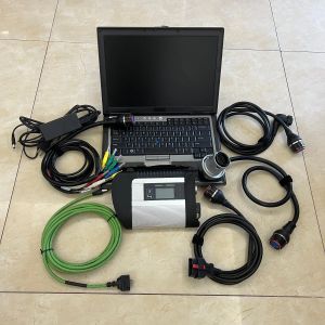 Высококлассный диагностический инструмент MB Star C4 с ноутбуком D630 (4 ГБ) WIFI MB SD Connect Compact 4 с программным обеспечением V2023.12 для жесткого диска/твердотельного накопителя