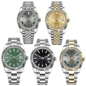 Designer de luxo mens relógio mulheres relógios de alta qualidade 41mm movimento automático moda à prova d 'água safira casais relógios de pulso com caixa