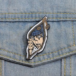 JOJO Bizarre Adventure Anime Brooch Enamel Pin Cartoon Animation Character Role Badge Clothes Lapel Pin Punk Jewelry Accessories