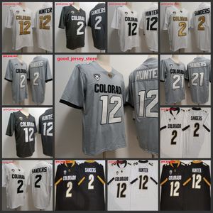 Mens Travis Hunter Colorado Buffaloes Football Jersey Stitched 2023 Newest Style #2 Shedeur Sanders 21 Shilo Sanders Colorado 100TH Anniversary Patch Jerseys S-3XL