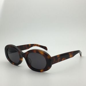 Óculos de sol para designers unissex 40194 estilo anti-ultravioleta retro placa oval quadro especial óculos caixa aleatória