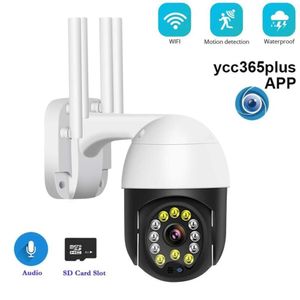 Новая беспроводная камера безопасности для улицы 1080P Ycc365 Plus APP CCTV Защита дома Водонепроницаемая Wi-Fi IP-камера Двустороннее аудио