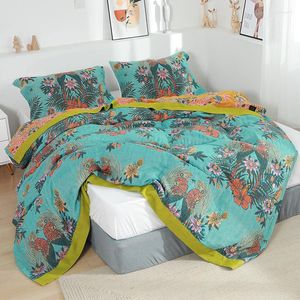 Cobertores de verão Summer Doup Cotton Gaze Throw Blankts para colchas de casas em casa no edredom de capa decorativa