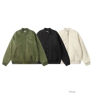 Tasarımcı Ceketler Erkek Ceket Dış Giyim Sisleri Ceket Pamuklu Ana Hat Ebedi St Yatak High Street Trend Gevşek Takas Sonbahar Kış Katı Renk Çok Yeri M