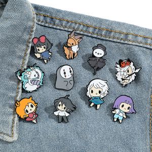 no face man childhood characters badge Cute Anime Movies Games Hard Enamel Pins Collect Cartoon Brooch Backpack Hat Bag Collar Lapel Badges