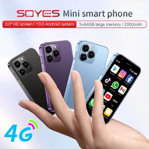 SOYES XS16 Mini Smartphone 4G LTE 2GB+16GB 3GB+64GB 3inch Cellphone Android 10.0 Dual Core 2000mAh Type C Dual SIM Standby Small Phone