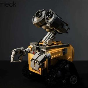 Блоки 687pcs Wall E Классический фильм Робот DIY Blosts Blocks Пластиковые игрушки кирпичи подарки для детей детей для взрослых стены-технические каваии