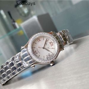 Классические наручные часы для женщин, индивидуальный стиль, простая мода, Choprds, роскошные кварцевые часы с бриллиантами, ремень для пары, механизм Happy Sport 10 PVD3