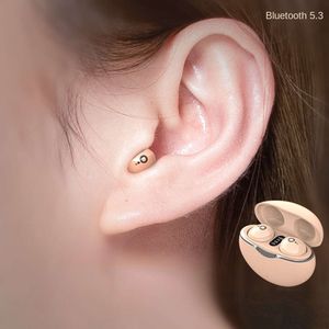 Yeni kablosuz bluetooth kulaklık popüler özel model mini küçük koşu kulaklığı ultra uzun ömür kulak uyku kulaklıkları yeni