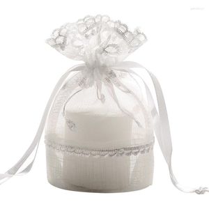 Hediye Sargısı 1 PCS Beyaz Dantel Düğün Pouch Favor Kutu Şeker Çantası Favors ve Hediyeler Çantalar Toptan