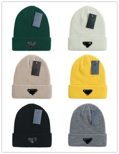 Tasarımcı Lüks Sıcak Satış Kış Yün Şapka Sıcak Örme Şapka Sokak Soğuk Şapka Metal Etiketi Açık Boş Zamanlı Boş Zamanlı Şapka Toptan