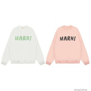 Tasarımcı Hoodie Erkek Sweatshirts Fashion Street Giyim 2023 Autumnwinter Yeni Mar Yuvarlak Boyun Sıradan Kazak Erkek Kadın Çim Sözcüsü Baskı Damlası Gevşek P