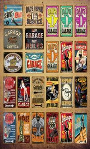 Dad039s Garaj Pin Up Kız Route 66 Teneke İşaretler Metal Poster Sanat Duvar Dekorasyon Pub Bar Cafe Ev Dekoru Vintage Demir El Sanatları Yi083345237