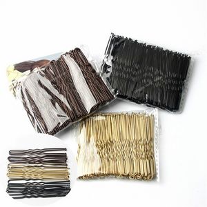 50 Pcs Bag 5 6 7cm U Shaped Alloy Hairpins Waved Hair Clips Simple Metal Bobby Pins Barrettes Bridal Hairstyle Tools Hair Pins Styling Tools AppliancesHair Clips