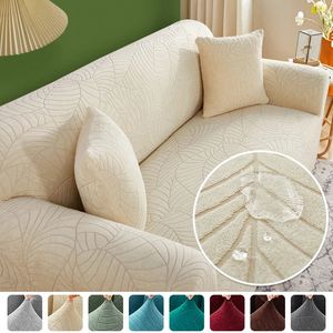 Chair Covers Thick Jacquard Sofa Cover for Living Room 1/2/3/4 Seater Elastic Sofa Cover L-shaped Corner Sofa Cover 231117