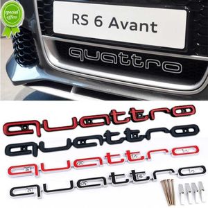 ABS автомобильная внешняя передняя решетка эмблема для Audi Quattro A3 A4 A5 A6 A6L A7 A8 Q3 Q5 Q7 S3 S4 S5 RS3 RS4 RS6 аксессуары для значков