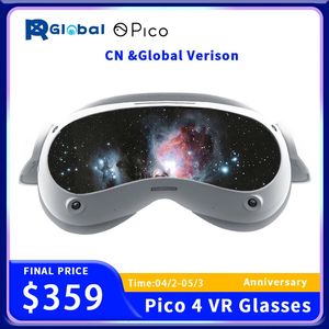 3D-очки оригинальные гарнитуры Pico 4 VR CN AllinOne 8G256G FOV105 Виртуальная реальность 4K Smart Pico4 Поддержка Steam 231117