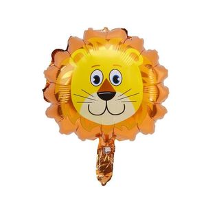Parti Dekorasyon Karikatür Hayvanlar Folon Balon Tiger Maymun İnek Lion Alüminyum Film Balonları Çocuk Oyuncak Düğün Doğum Günü WVT0253 DEL DEL DHA8B