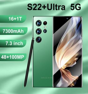 S22Ultra Celular Global Version 5G Smartphone 16GB1TB ROM 73 Inch 4G Andriod Mobile Phones Unlocked Celulares 7300mAh Phones2026716