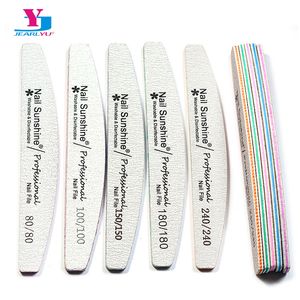 Nail Files 510 Pcs Professional Material Tools 80 100 150 180 240 Grit For Sharpening s Meniscus Strips Polishing Block Manicure 230417