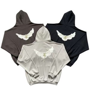 Hoodie Designer Hoodie Mens Hoodie Hoodies Tasarımcı Güvercin Stil Baskı Baskı Sıradan Pullover Erkek Kadınlar Yüksek Sokak Giyim Toptan 2 Parça% 5 İndirim
