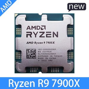 Процессоры Ryzen 9 7900X R9 BOX 100100000589 47 ГГц 12-ядерный 24-поточный процессор Процессор 5 нм Zen4 170 Вт Разъем AM5 PCIE50 Без вентилятора y231117