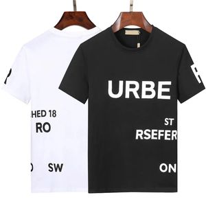 Maglietta maschile maglietta magra in forma corta cotone traspirante top designer lettere di lusso camicie 2023 panoramica di alta strada da uomo di strada