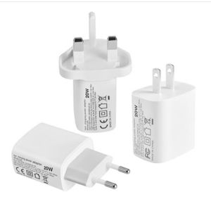 Высококачественная 20-часа PD быстро зарядное устройство USB-C Quick зарядка типа C US Plug Pult Power Adapter Зарядное устройство для телефона 12Pro Max с коробкой