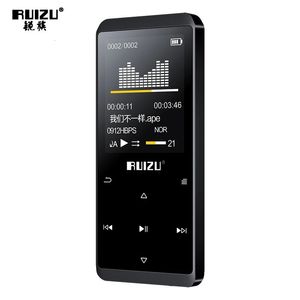 MP3 MP4 Oyuncular Ruizu D02 HIFI MÜZİK ÇALIŞI 8GB Taşınabilir Sport Walkman 1 8 inç ekran desteği FM Radyo E Kitap Saat Kayıt Cihazı 231117