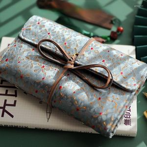 Depolama çantaları retro tarzı kumaş el kitap seti kızlar sevimli gevşek yaprak not defteri çıkarılabilir doğum günü hediye aşk mektubu metin