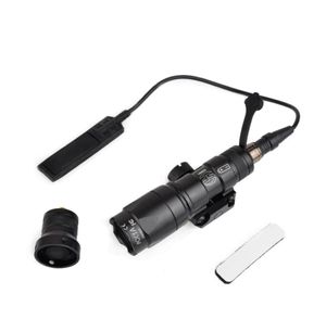 Airsoft Taktik SF M300 Mini İzci Işığı 250Lümen Taktik El feneri, 20mm dokumacı için uzak anahtar kuyruk montajı rail7229689